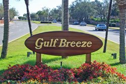 Welcome to Gulf Breeze, Florida.