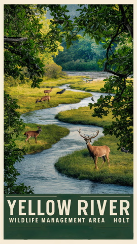 Yellow River Wildlife Management Area in Holt, Florida